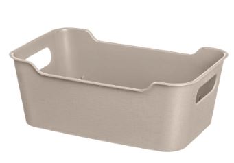 Корзинка универсальная Mango 1.5л 190х140х80мм  (светло-серый)